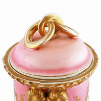 Victorian Coalport Porcelain Vase & Cover (6 of 8) Victorian Coalport Porcelain Vase & Cover (6 of 8)