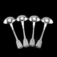 Antique Victorian Set of 4 Solid Silver Sauce Ladles / Spoons "Fiddle Thread & Shell" Pattern - Chawner & Co 1845 (9 of 15) Antique Victorian Set of 4 Solid Silver Sauce Ladles / Spoons "Fiddle Thread & Shell" Pattern - Chawner & Co 1845 (9 of 15)