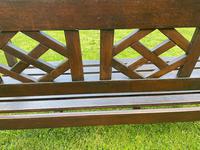 Large 3 Seater Vintage 20th Century Colonial Style Teak Garden Bench (19 of 33) Large 3 Seater Vintage 20th Century Colonial Style Teak Garden Bench (19 of 33)
