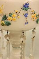 Antique Late Victorian Single Mantle / Table Lustre (3 of 5) Antique Late Victorian Single Mantle / Table Lustre (3 of 5)