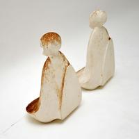 Pair of Distressed Clay Sculptures Vintage 1960’s (10 of 10) Pair of Distressed Clay Sculptures Vintage 1960’s (10 of 10)