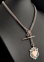 Victorian Silver Double Albert Chain, Watch Chain Fob (6 of 11) Victorian Silver Double Albert Chain, Watch Chain Fob (6 of 11)