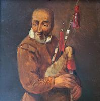 Original 18th Century Miniature Oil on Panel Portrait Painting of Bagpipe Player (3 of 11) Original 18th Century Miniature Oil on Panel Portrait Painting of Bagpipe Player (3 of 11)