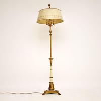 Antique French Tole Floor Lamp & Shade (2 of 11) Antique French Tole Floor Lamp & Shade (2 of 11)
