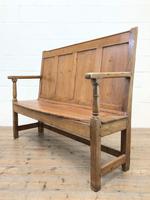 19th Century Pembrokeshire Pine Settle (3 of 8) 19th Century Pembrokeshire Pine Settle (3 of 8)