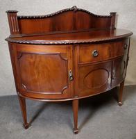 Edwardian Mahogany "D" Shaped Sideboard / Chippendale Style (11 of 12) Edwardian Mahogany "D" Shaped Sideboard / Chippendale Style (11 of 12)