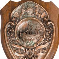 HMS Victory Centennial Copper Shield (3 of 5) HMS Victory Centennial Copper Shield (3 of 5)