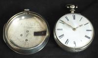 Antique Silver Pair Case Pocket Watch Fusee Verge Escapement Key Wind Enamel Dial (6 of 10) Antique Silver Pair Case Pocket Watch Fusee Verge Escapement Key Wind Enamel Dial (6 of 10)
