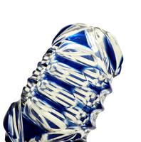 Antique Silver & Blue Overlay Cut Glass Perfume / Scent Bottle c1890 (6 of 9) Antique Silver & Blue Overlay Cut Glass Perfume / Scent Bottle c1890 (6 of 9)