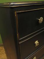 Art Deco Black Painted Chest of Drawers, Gothic Shabby Chic (7 of 13) Art Deco Black Painted Chest of Drawers, Gothic Shabby Chic (7 of 13)