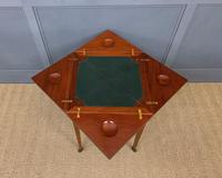 Edwardian Inlaid Mahogany Envelope Card Table (13 of 14) Edwardian Inlaid Mahogany Envelope Card Table (13 of 14)