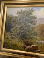 Antique Oil on Canvas of a Countryside Scene (9 of 9) Antique Oil on Canvas of a Countryside Scene (9 of 9)