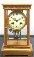 Antique French Table Regulator Compensating Pendulum 8 Day 4 Glass Mantel Clock (2 of 13) Antique French Table Regulator Compensating Pendulum 8 Day 4 Glass Mantel Clock (2 of 13)