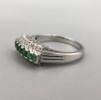 Platinum Set Emeralds & Diamonds Ring (5 of 11) Platinum Set Emeralds & Diamonds Ring (5 of 11)