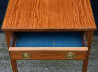 Superb Quality Georgian Satinwood & Inlaid Lamp / Wine / Side Table c.1800 (9 of 10) Superb Quality Georgian Satinwood & Inlaid Lamp / Wine / Side Table c.1800 (9 of 10)