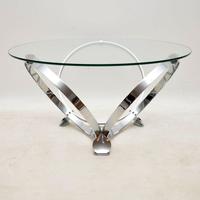 1970’s Chrome & Glass Coffee Table by Knut Hesterberg (8 of 8) 1970’s Chrome & Glass Coffee Table by Knut Hesterberg (8 of 8)