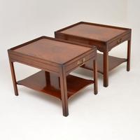 Pair of Georgian Style Mahogany Side Table c.1950s (4 of 12) Pair of Georgian Style Mahogany Side Table c.1950s (4 of 12)