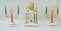 Antique Marble Portico Clock Garniture (7 of 12) Antique Marble Portico Clock Garniture (7 of 12)