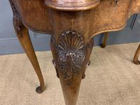 Serpentine Fronted Queen Anne Style Burr Walnut Side Table (13 of 16) Serpentine Fronted Queen Anne Style Burr Walnut Side Table (13 of 16)