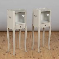 Pair of French Painted Bedside Cabinets Tables (3 of 5) Pair of French Painted Bedside Cabinets Tables (3 of 5)