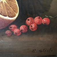 E Steele - Oil on Board - Still Life c.1900 (3 of 14) E Steele - Oil on Board - Still Life c.1900 (3 of 14)