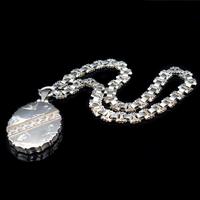 Antique Aesthetic Large Rose Gold & Sterling Silver Locket & Collar Necklace (6 of 12) Antique Aesthetic Large Rose Gold & Sterling Silver Locket & Collar Necklace (6 of 12)
