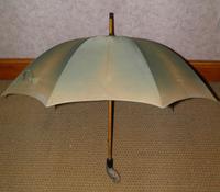 Vintage Sage Green Nylon Umbrella by LAWTEX With Hand Carved Wooden Owl Handle (3 of 12) Vintage Sage Green Nylon Umbrella by LAWTEX With Hand Carved Wooden Owl Handle (3 of 12)
