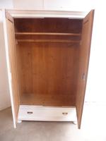 Victorian Antique Pine 2 Door 1 Piece Painted Child's / Hall Wardrobe (10 of 11) Victorian Antique Pine 2 Door 1 Piece Painted Child's / Hall Wardrobe (10 of 11)