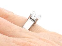 1.02ct Diamond & 14ct White Gold Solitaire Ring - Vintage c.1980 (8 of 9) 1.02ct Diamond & 14ct White Gold Solitaire Ring - Vintage c.1980 (8 of 9)