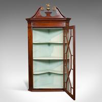Antique Corner Cabinet, English, Mahogany, Wall, Georgian, Astragal Glaze, 1790 (8 of 12) Antique Corner Cabinet, English, Mahogany, Wall, Georgian, Astragal Glaze, 1790 (8 of 12)