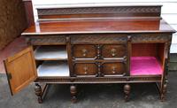 1940s Oak Sideboard with Back - Good Storage (2 of 5) 1940s Oak Sideboard with Back - Good Storage (2 of 5)