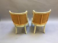 Pair of Empire French Painted Chairs (2 of 10) Pair of Empire French Painted Chairs (2 of 10)
