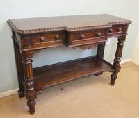 Antique Oak Victorian Shaped Sideboard Server (2 of 15) Antique Oak Victorian Shaped Sideboard Server (2 of 15)