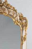 19th Century French Painted & Parcel - Gilt Overmantle Mirror (4 of 12) 19th Century French Painted & Parcel - Gilt Overmantle Mirror (4 of 12)