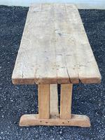 Large French Rustic Bleached Oak Farmhouse Dining Table (14 of 36) Large French Rustic Bleached Oak Farmhouse Dining Table (14 of 36)
