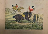 Set of Six 19thc Oak framed Humorous Coloured Sporting Hunting Engraving's (8 of 14) Set of Six 19thc Oak framed Humorous Coloured Sporting Hunting Engraving's (8 of 14)