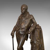Antique Figure, Sir Walter Scott, Bronze, Statue, Poet, Victorian c.1880 (5 of 12) Antique Figure, Sir Walter Scott, Bronze, Statue, Poet, Victorian c.1880 (5 of 12)