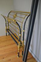 Rare Antique Victorian R.W Winfield 5ft King Size Brass & Iron Sleigh Bed (21 of 21) Rare Antique Victorian R.W Winfield 5ft King Size Brass & Iron Sleigh Bed (21 of 21)