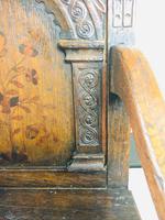 Rare English Charles II Oak Wainscot Armchair Likely to be from Battle Abbey c.1660-1685 (18 of 20) Rare English Charles II Oak Wainscot Armchair Likely to be from Battle Abbey c.1660-1685 (18 of 20)