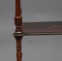 19th Century Mahogany & Inlaid Three Tier Etagere Table (3 of 11) 19th Century Mahogany & Inlaid Three Tier Etagere Table (3 of 11)