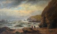 Gigantic George Henry Jenkins 19th Century Seascape Oil Painting (2 of 12) Gigantic George Henry Jenkins 19th Century Seascape Oil Painting (2 of 12)