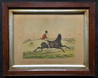 Set of Six 19thc Oak framed Humorous Coloured Sporting Hunting Engraving's (11 of 14) Set of Six 19thc Oak framed Humorous Coloured Sporting Hunting Engraving's (11 of 14)