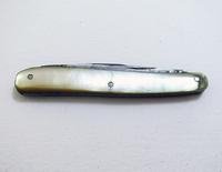 Antique Victorian c.1890 Sheffield Mother of Pearl & Carbon Steel Double-bladed Small Quill Cutter Penknife (2 of 5) Antique Victorian c.1890 Sheffield Mother of Pearl & Carbon Steel Double-bladed Small Quill Cutter Penknife (2 of 5)
