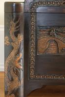 Chinese relief carved camphorwood coffer with an ebonised finish (12 of 23) Chinese relief carved camphorwood coffer with an ebonised finish (12 of 23)