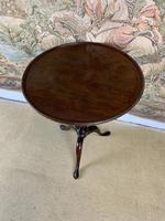 Small Georgian Mahogany Tilt Top Lamp Table (6 of 6) Small Georgian Mahogany Tilt Top Lamp Table (6 of 6)