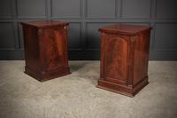 Pair of William IV Flame Mahogany Pedestal Cabinets (11 of 15) Pair of William IV Flame Mahogany Pedestal Cabinets (11 of 15)