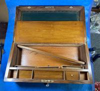 Victorian Brass-bound Walnut Writing Slope with Secret Drawers (25 of 39) Victorian Brass-bound Walnut Writing Slope with Secret Drawers (25 of 39)