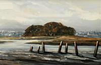 Edward Elliot (1850-1916) Superb Vintage Fishing Estuary Landscape Oil Painting (5 of 12) Edward Elliot (1850-1916) Superb Vintage Fishing Estuary Landscape Oil Painting (5 of 12)