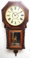 Impressive Victorian American Drop Dial Wall Clock 8 Day Movement Inlaid Case (8 of 14) Impressive Victorian American Drop Dial Wall Clock 8 Day Movement Inlaid Case (8 of 14)