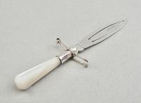 Silver & Mother of Pearl Sword Shaped Bookmark by William Henry Collins, Birmingham 1937 (4 of 6) Silver & Mother of Pearl Sword Shaped Bookmark by William Henry Collins, Birmingham 1937 (4 of 6)